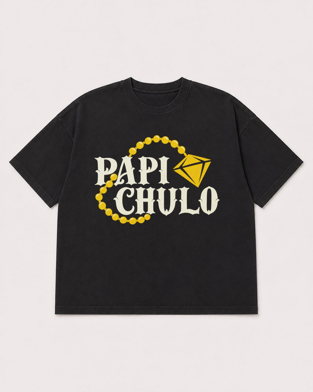 Mockup Boxy Heavyweight Tee Black product