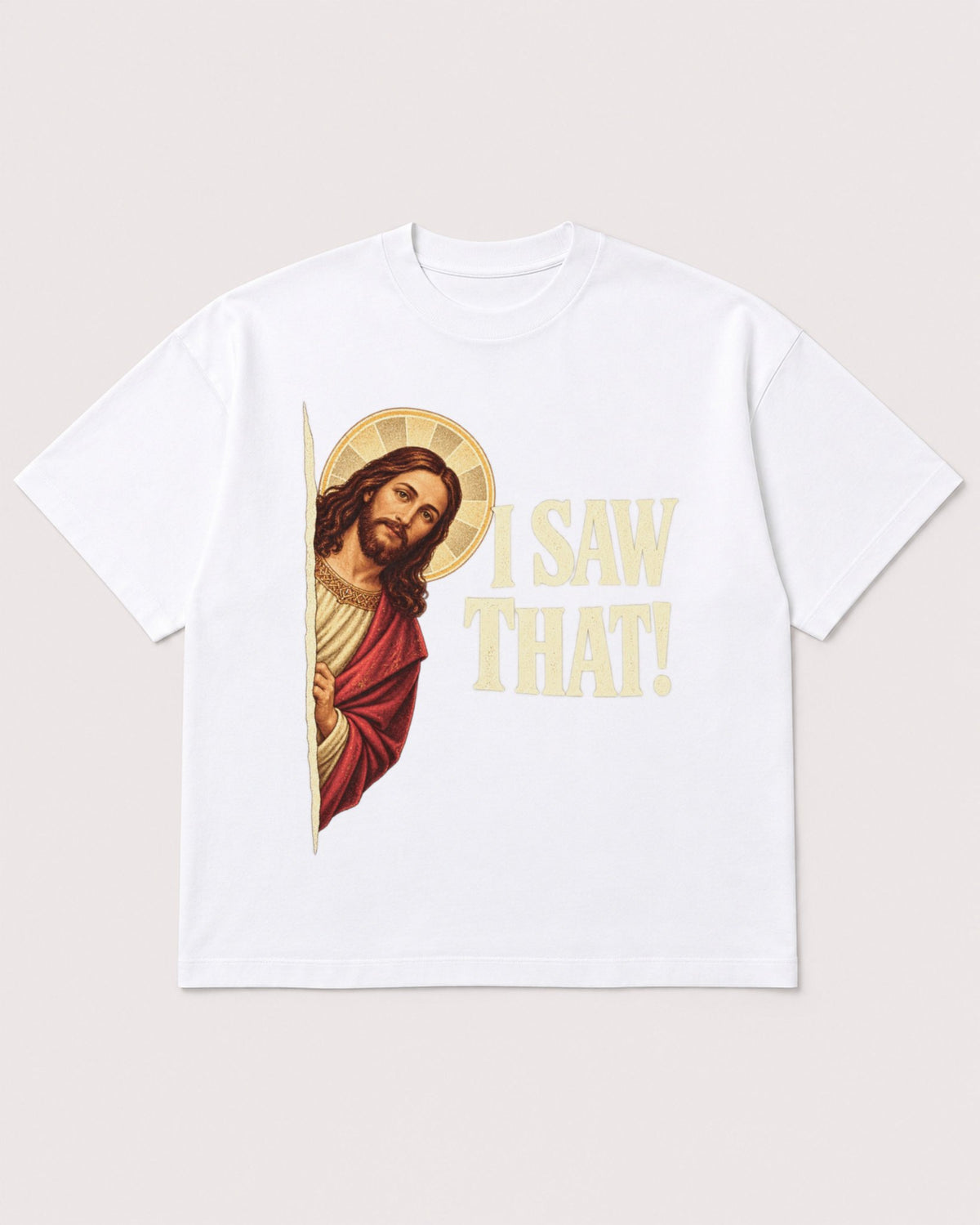 Mockup Boxy Heavyweight Tee White product