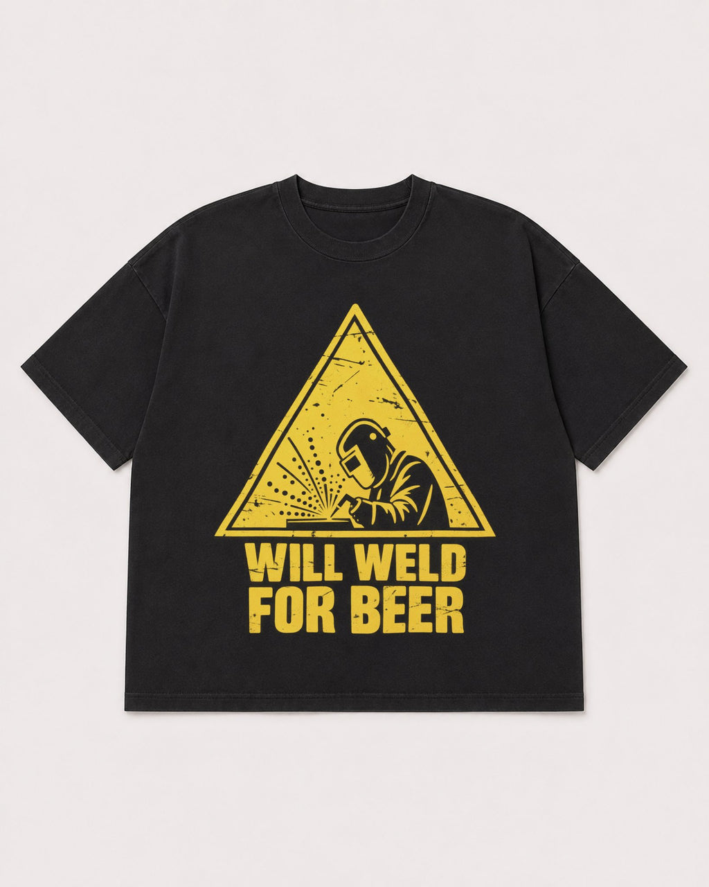 Mockup Boxy Heavyweight Tee Black product