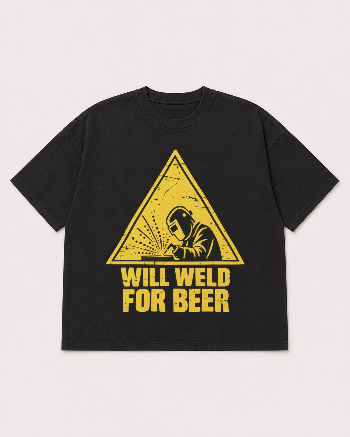 Mockup Boxy Heavyweight Tee Black product