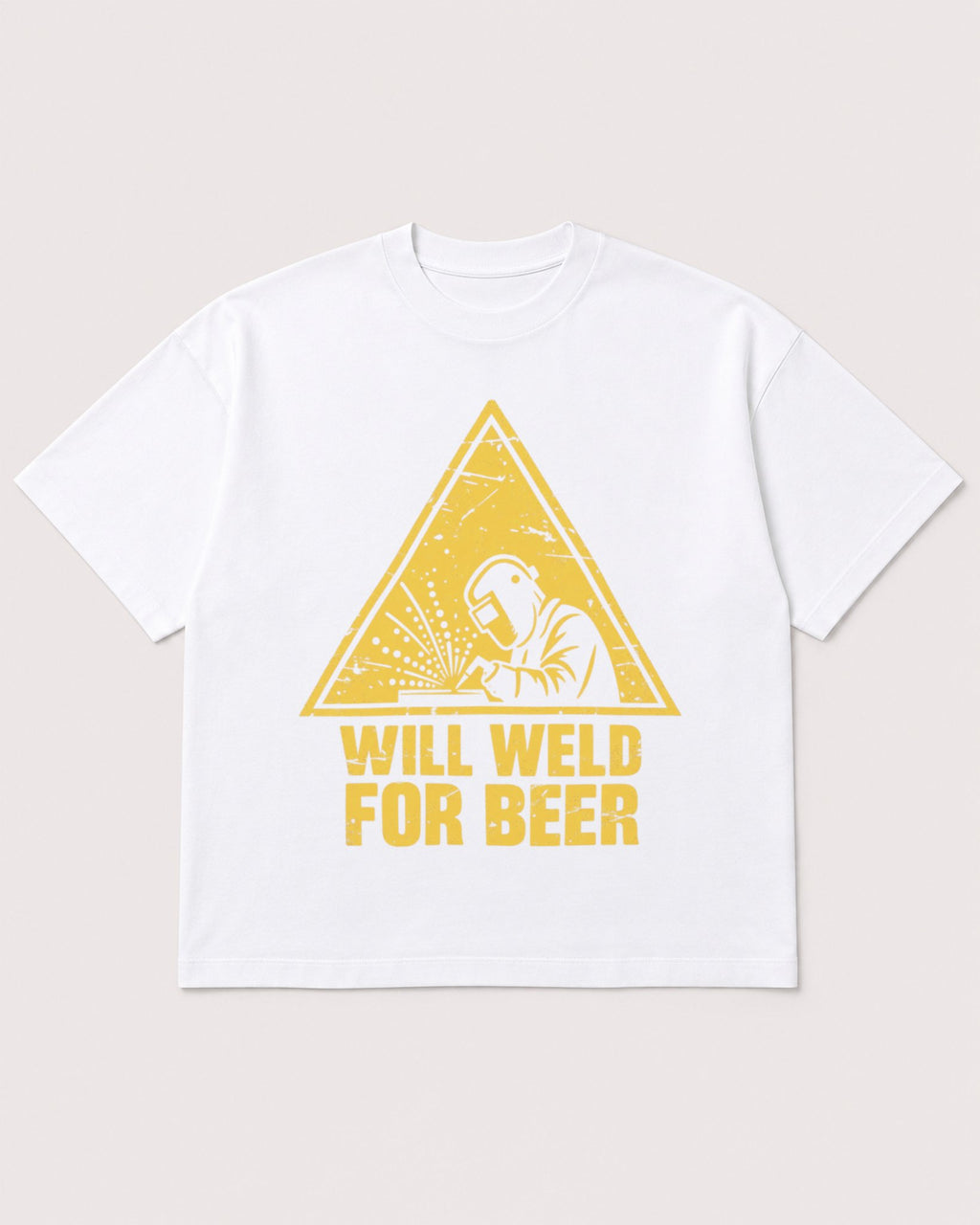 Mockup Boxy Heavyweight Tee White product