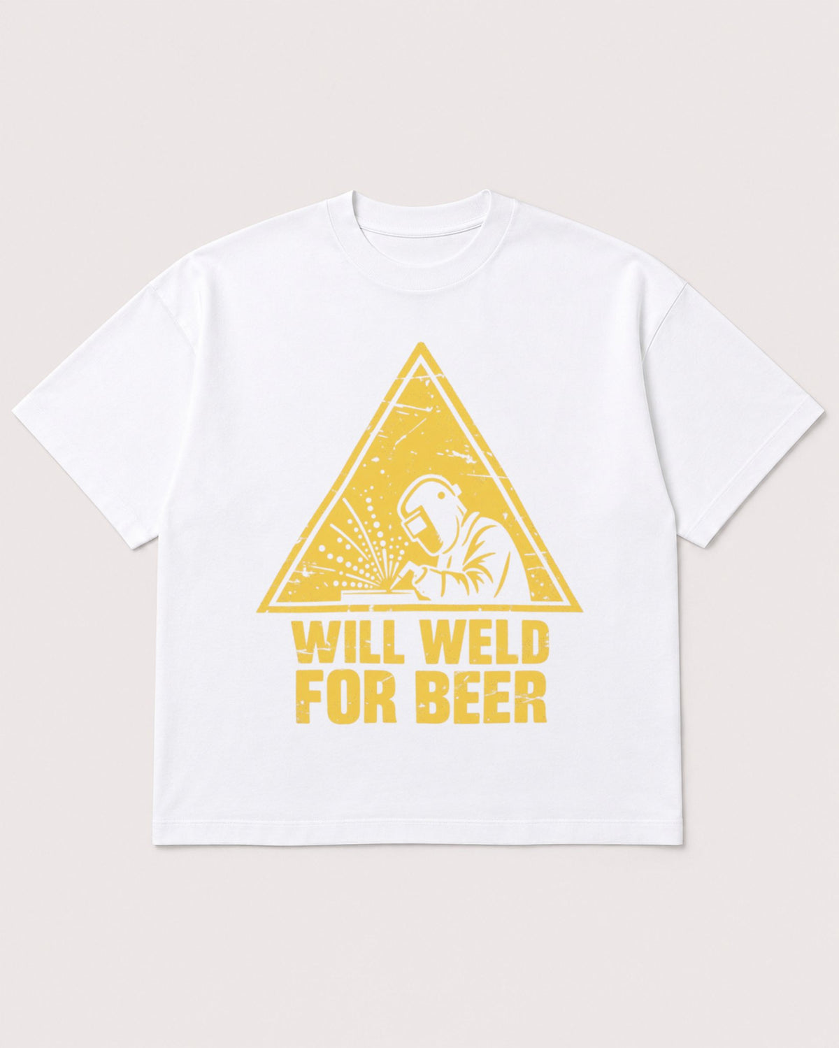 Mockup Boxy Heavyweight Tee White product