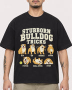 Mockup Boxy Heavyweight Tee Black male close-up 12