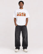 Mockup Boxy Heavyweight Tee White male full-body 05