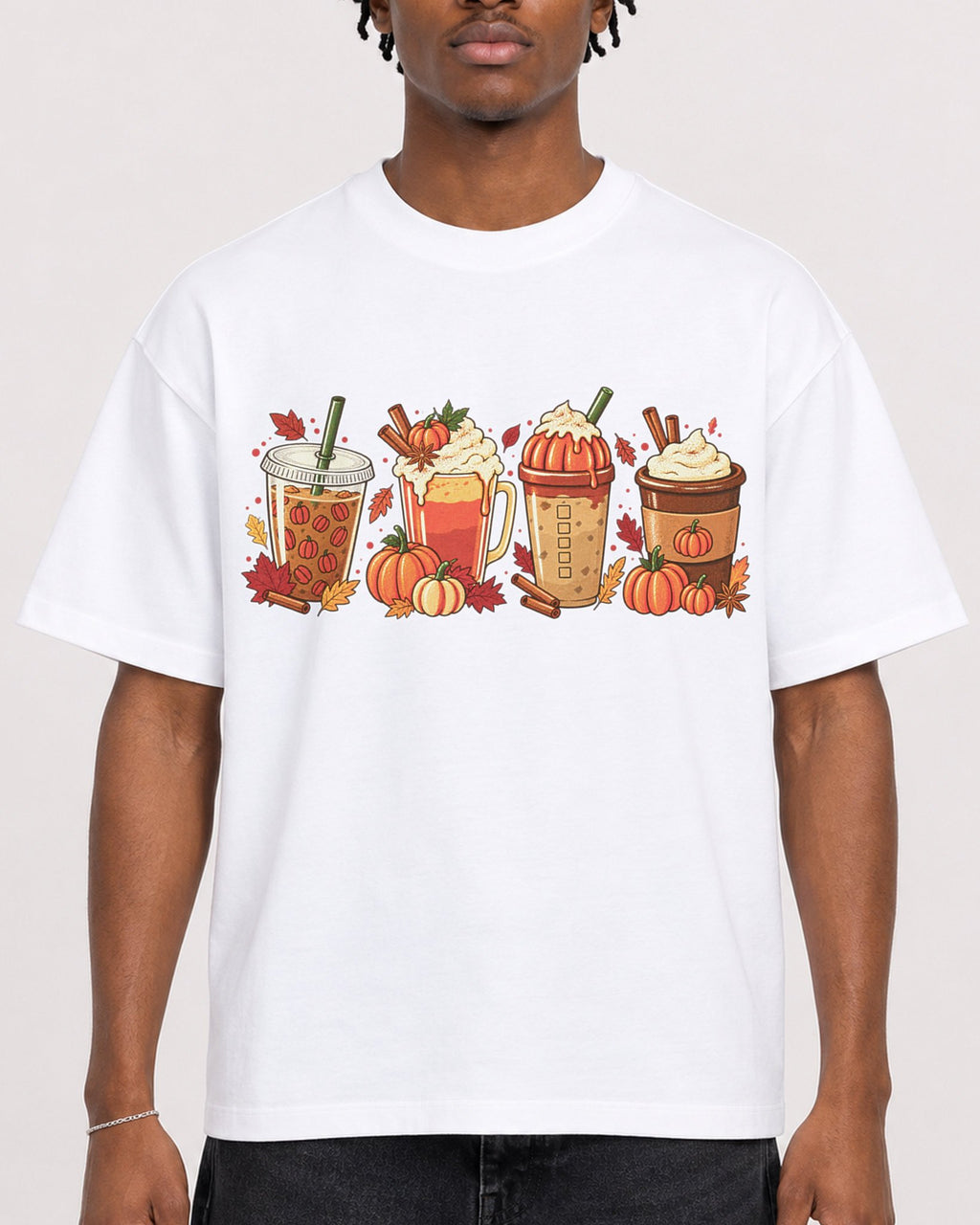 Mockup Boxy Heavyweight Tee White male close-up 05