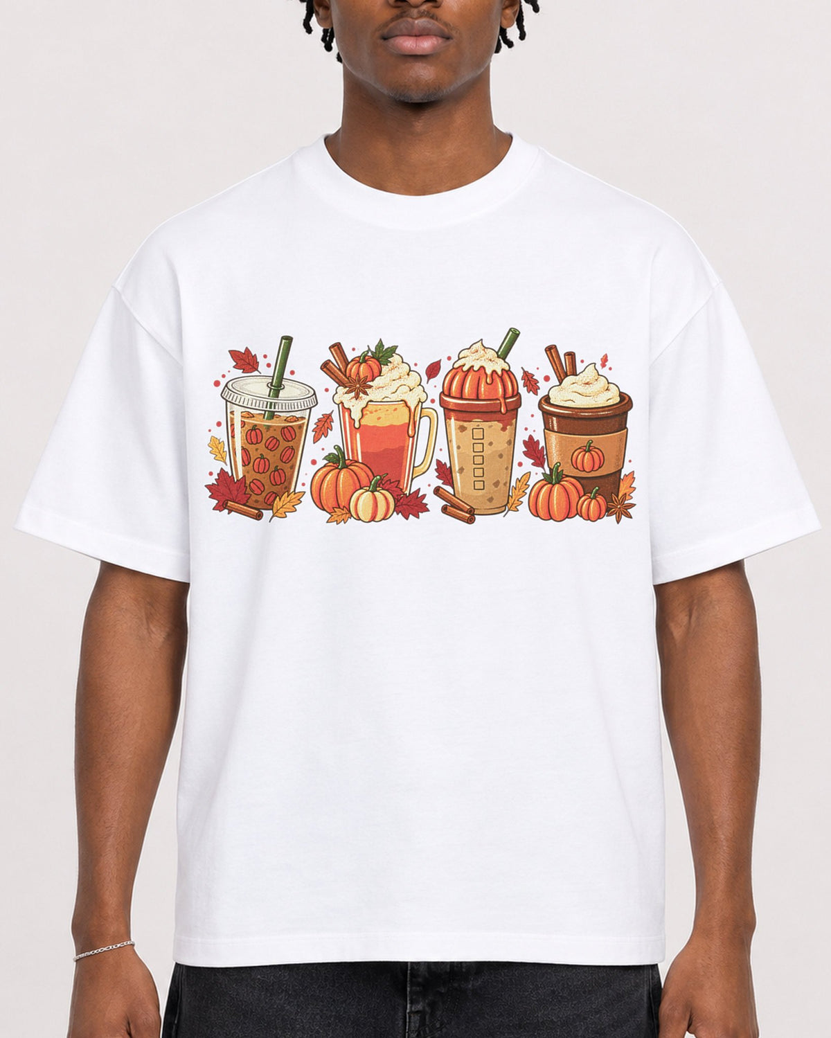 Mockup Boxy Heavyweight Tee White male close-up 05