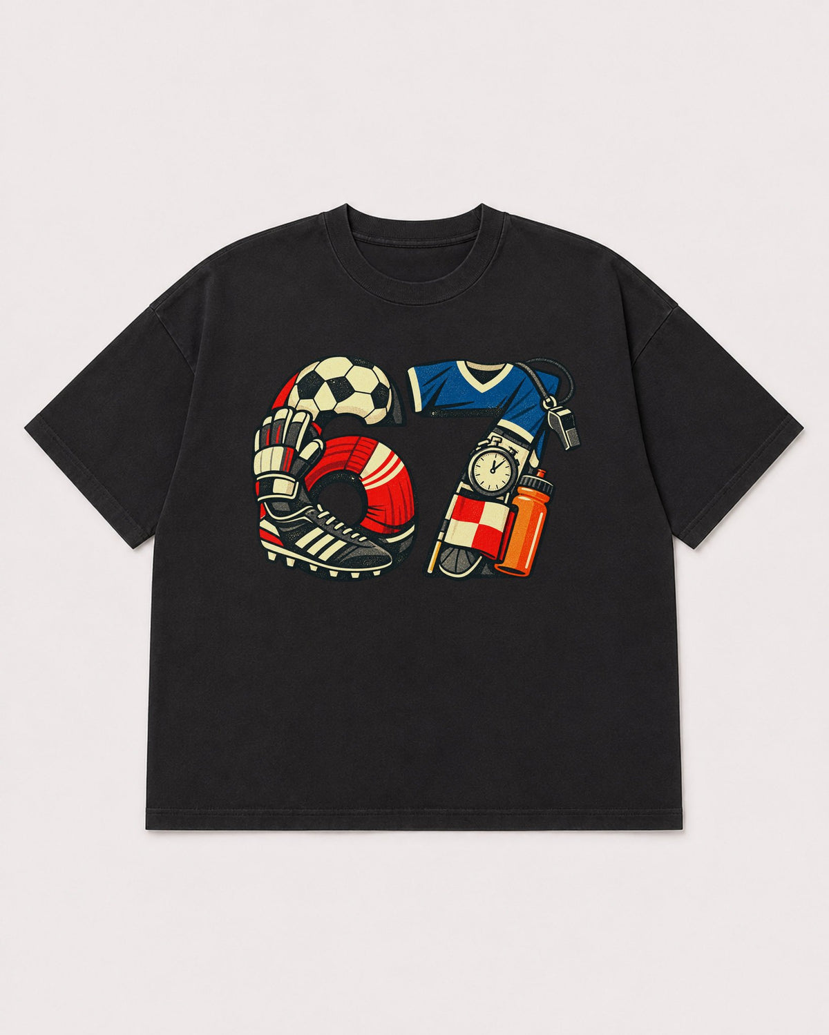 Mockup Boxy Heavyweight Tee Black product