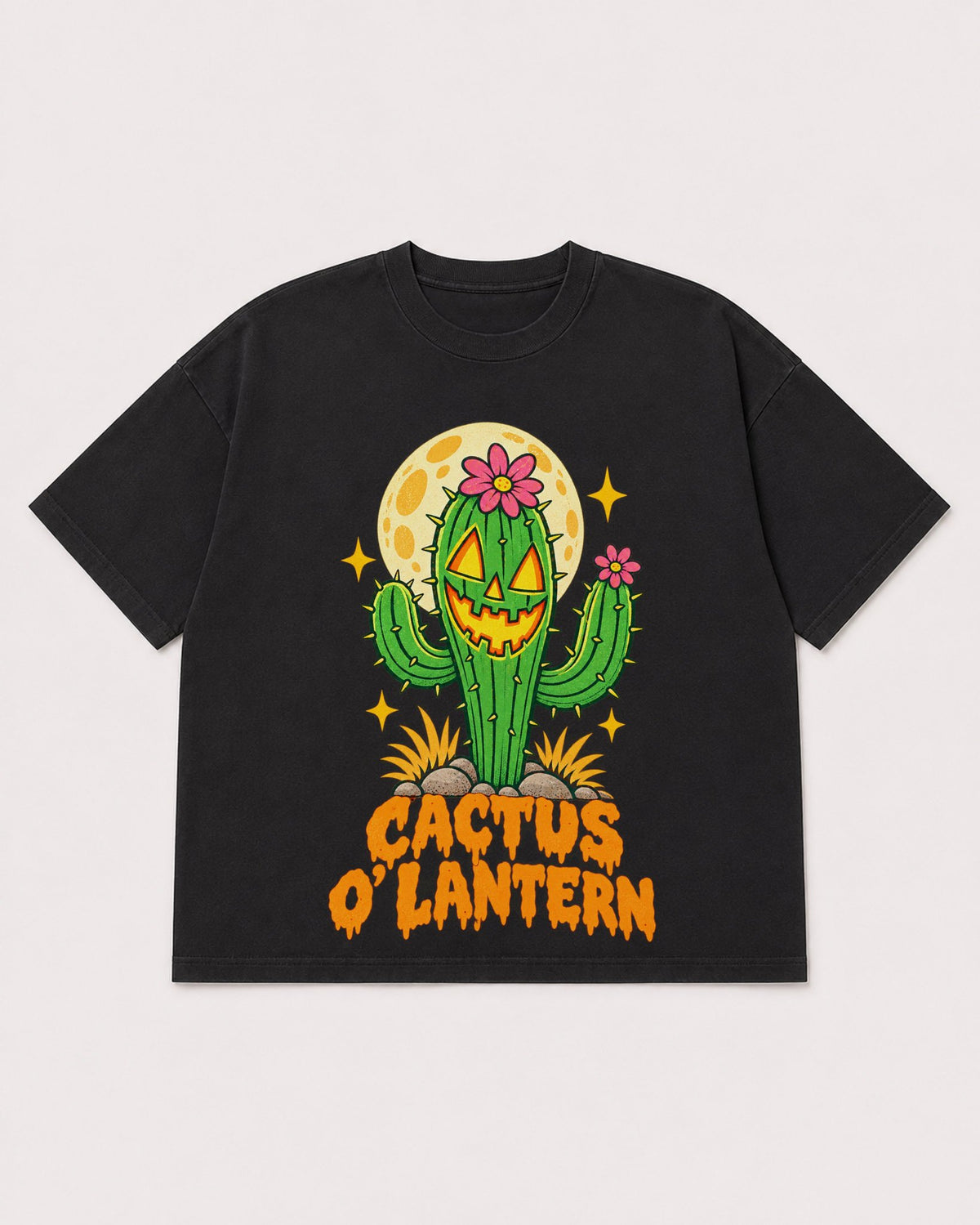 Mockup Boxy Heavyweight Tee Black product