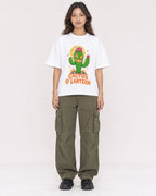 Mockup Boxy Heavyweight Tee White female full-body 02