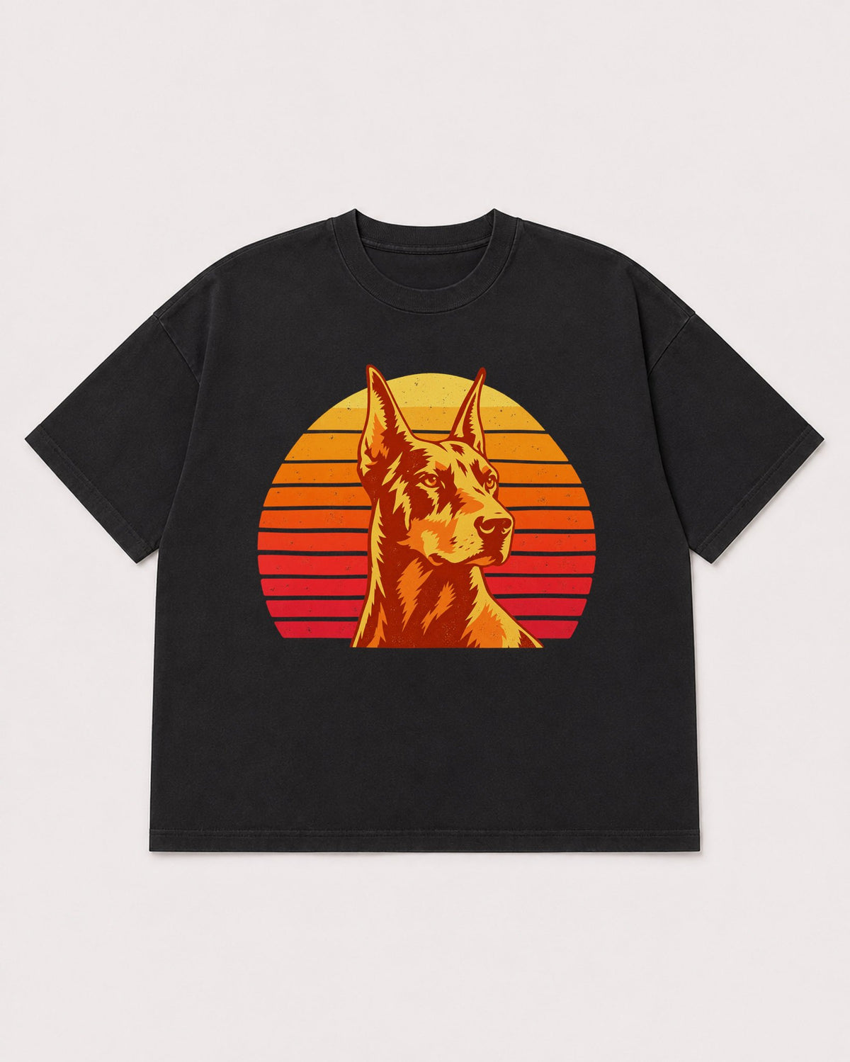 Mockup Boxy Heavyweight Tee Black product