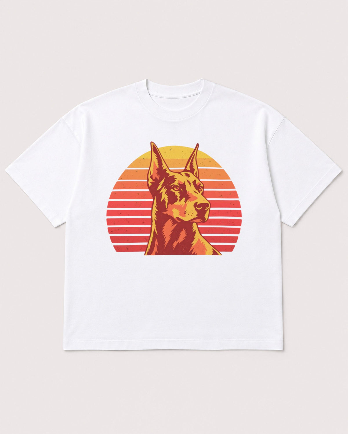 Mockup Boxy Heavyweight Tee White product