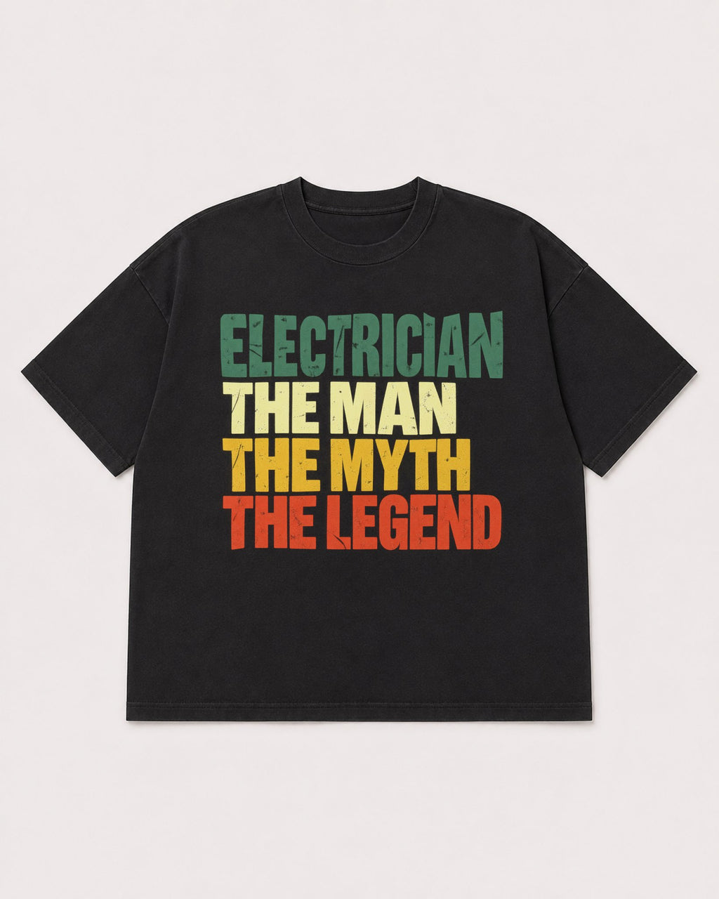 Mockup Boxy Heavyweight Tee Black product