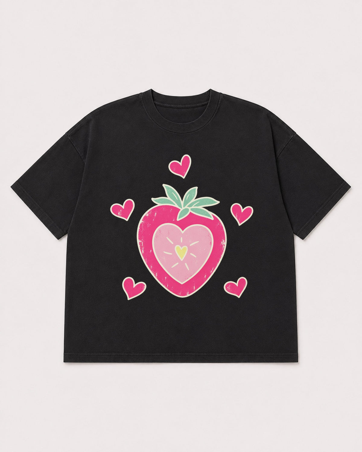 Mockup Boxy Heavyweight Tee Black product