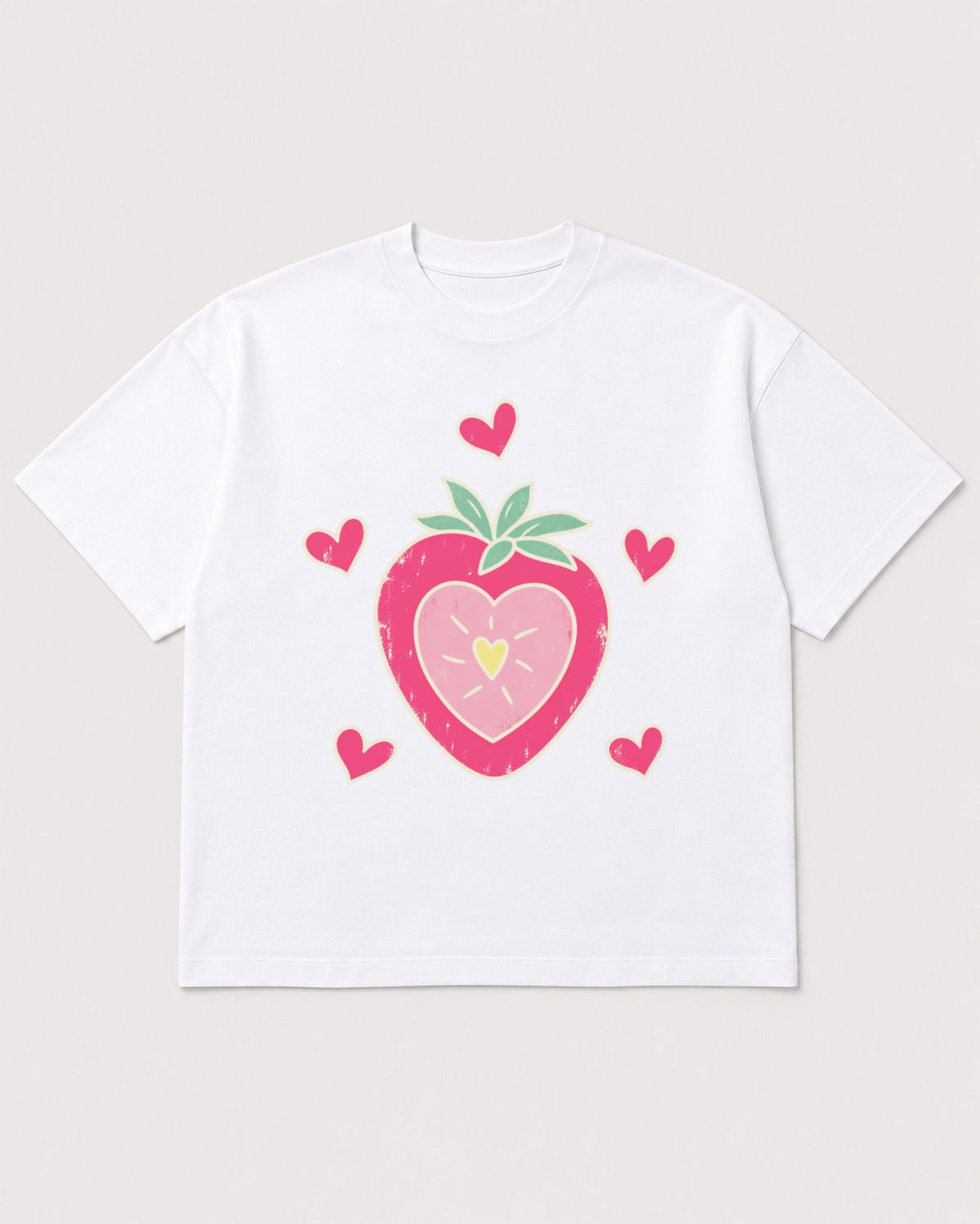 Mockup Boxy Heavyweight Tee White product