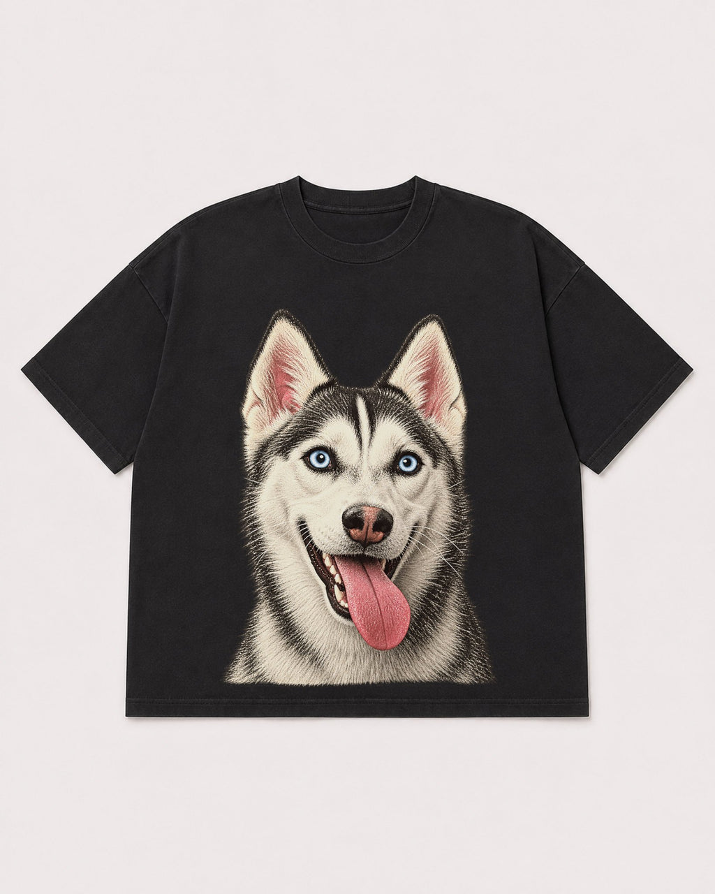 Mockup Boxy Heavyweight Tee Black product