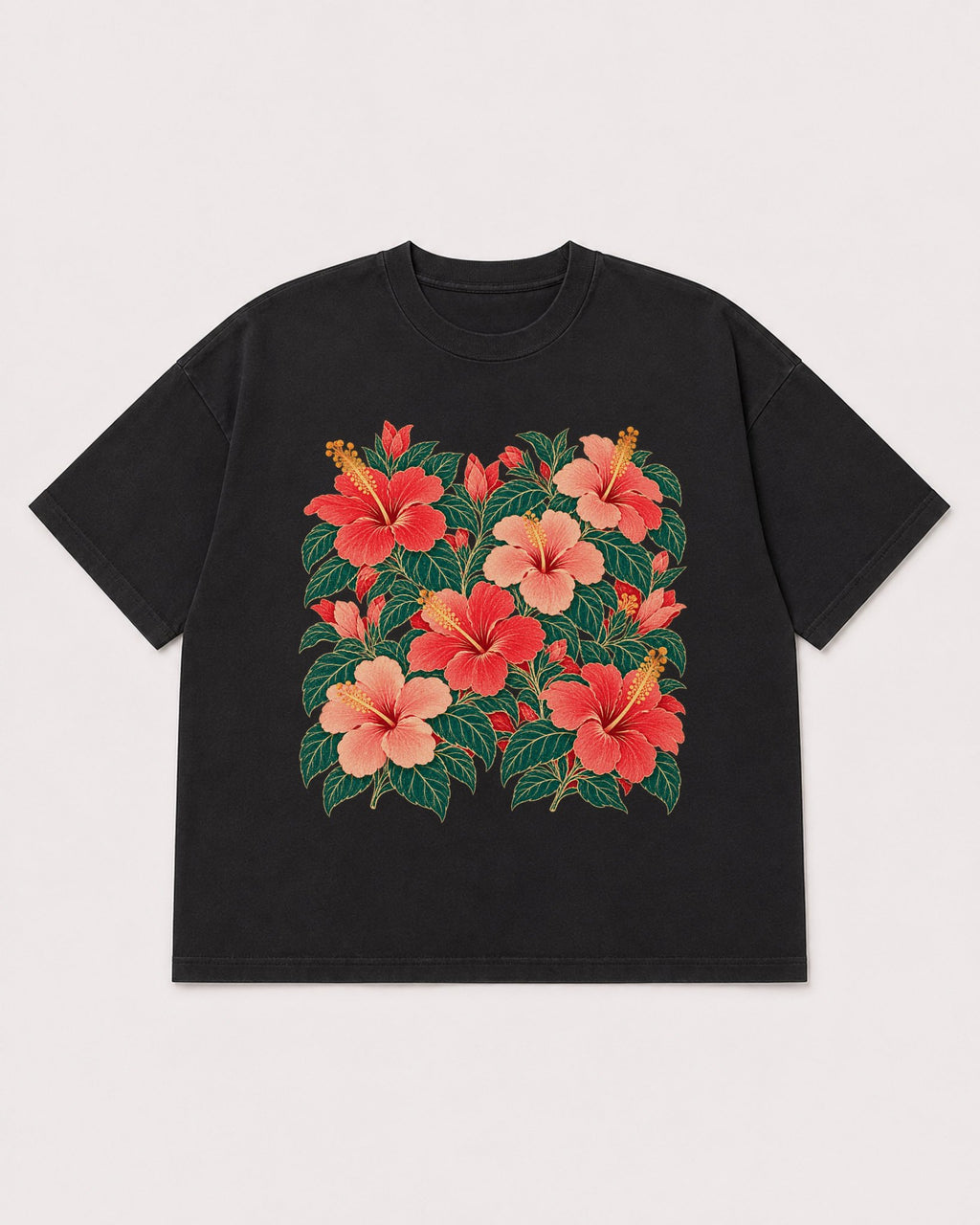 Mockup Boxy Heavyweight Tee Black product
