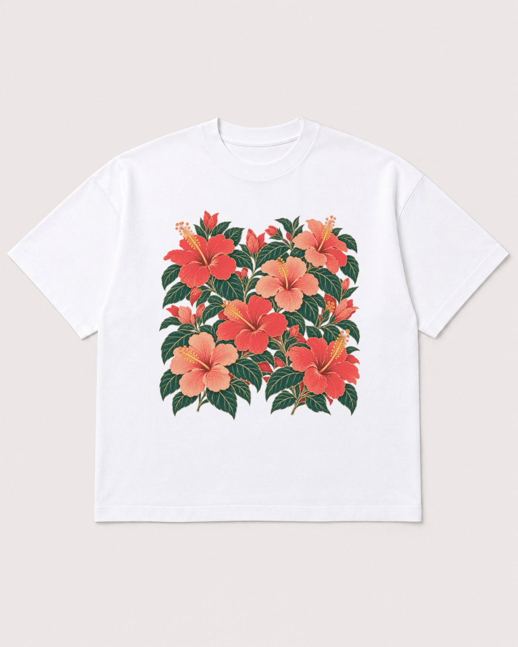 Mockup Boxy Heavyweight Tee White product