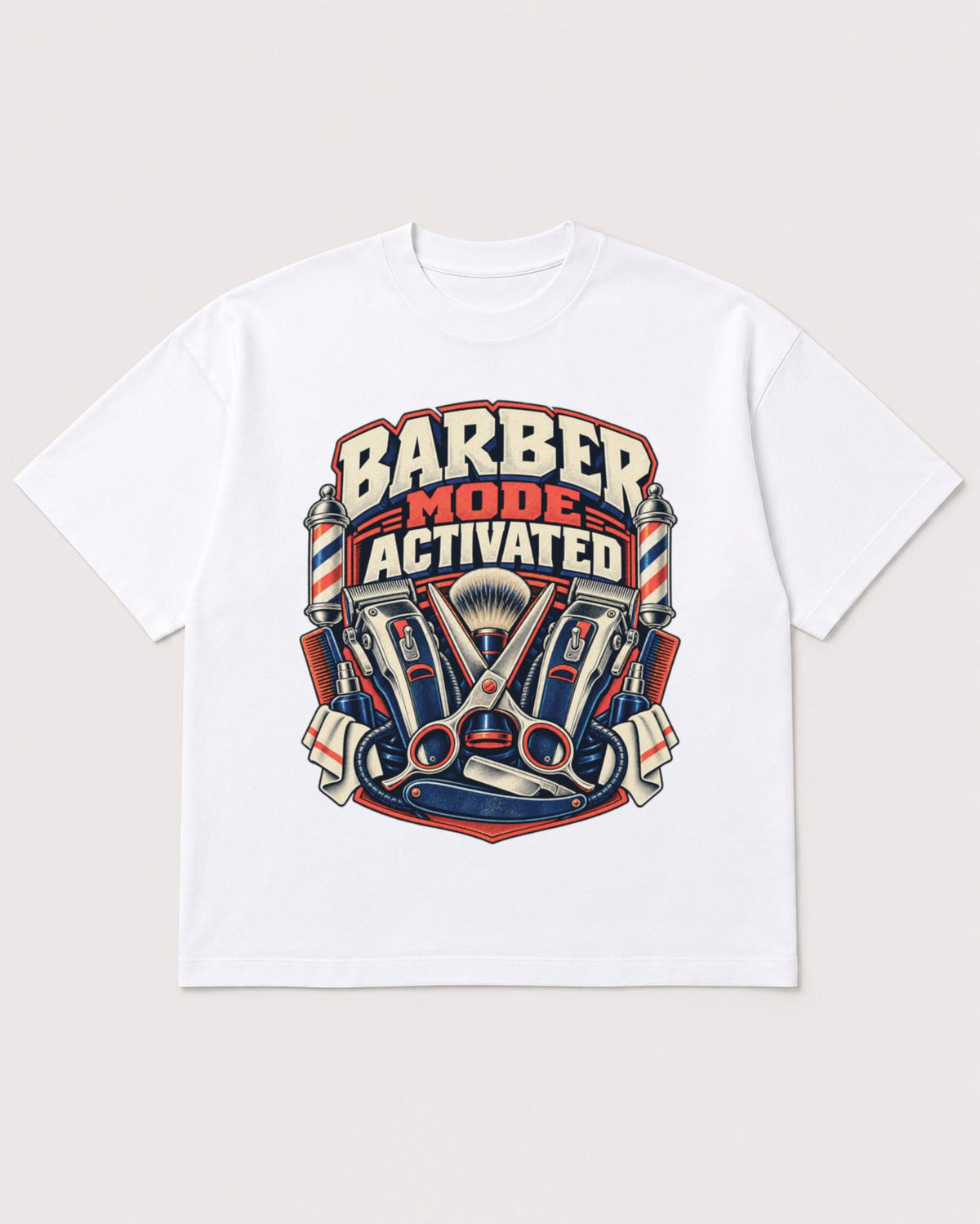 Mockup Boxy Heavyweight Tee White product