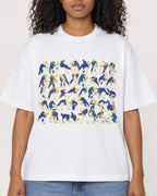 Mockup Boxy Heavyweight Tee White female close-up 05
