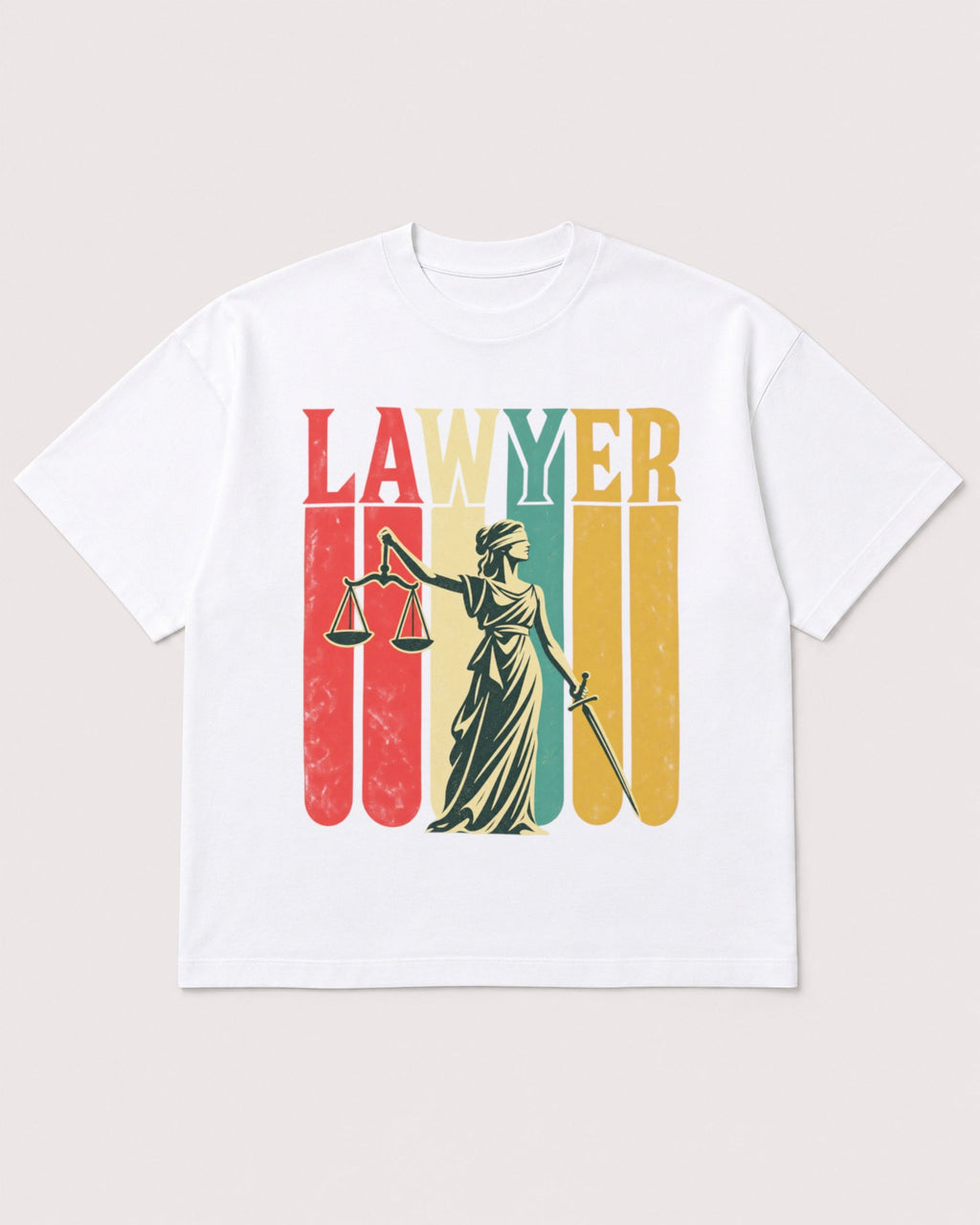Mockup Boxy Heavyweight Tee White product