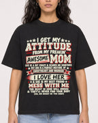 Mockup Boxy Heavyweight Tee Black female close-up 07