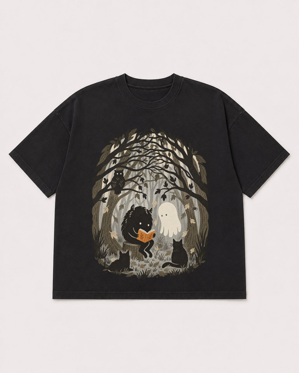 Mockup Boxy Heavyweight Tee Black product