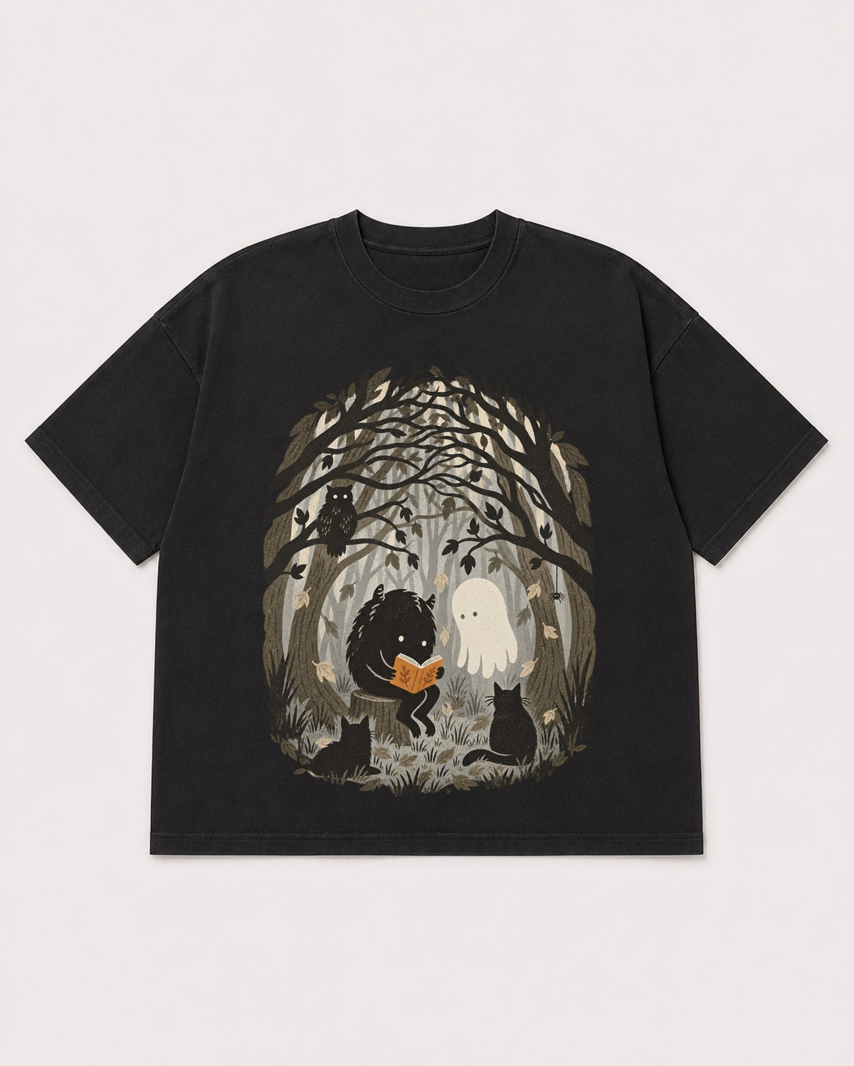 Mockup Boxy Heavyweight Tee Black product