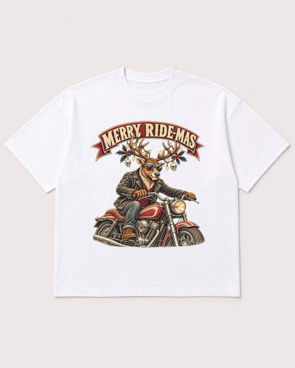Mockup Boxy Heavyweight Tee White product