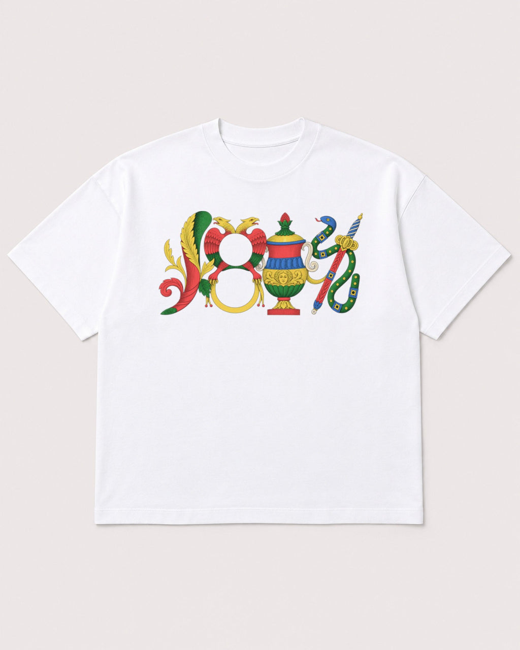 Mockup Boxy Heavyweight Tee White product