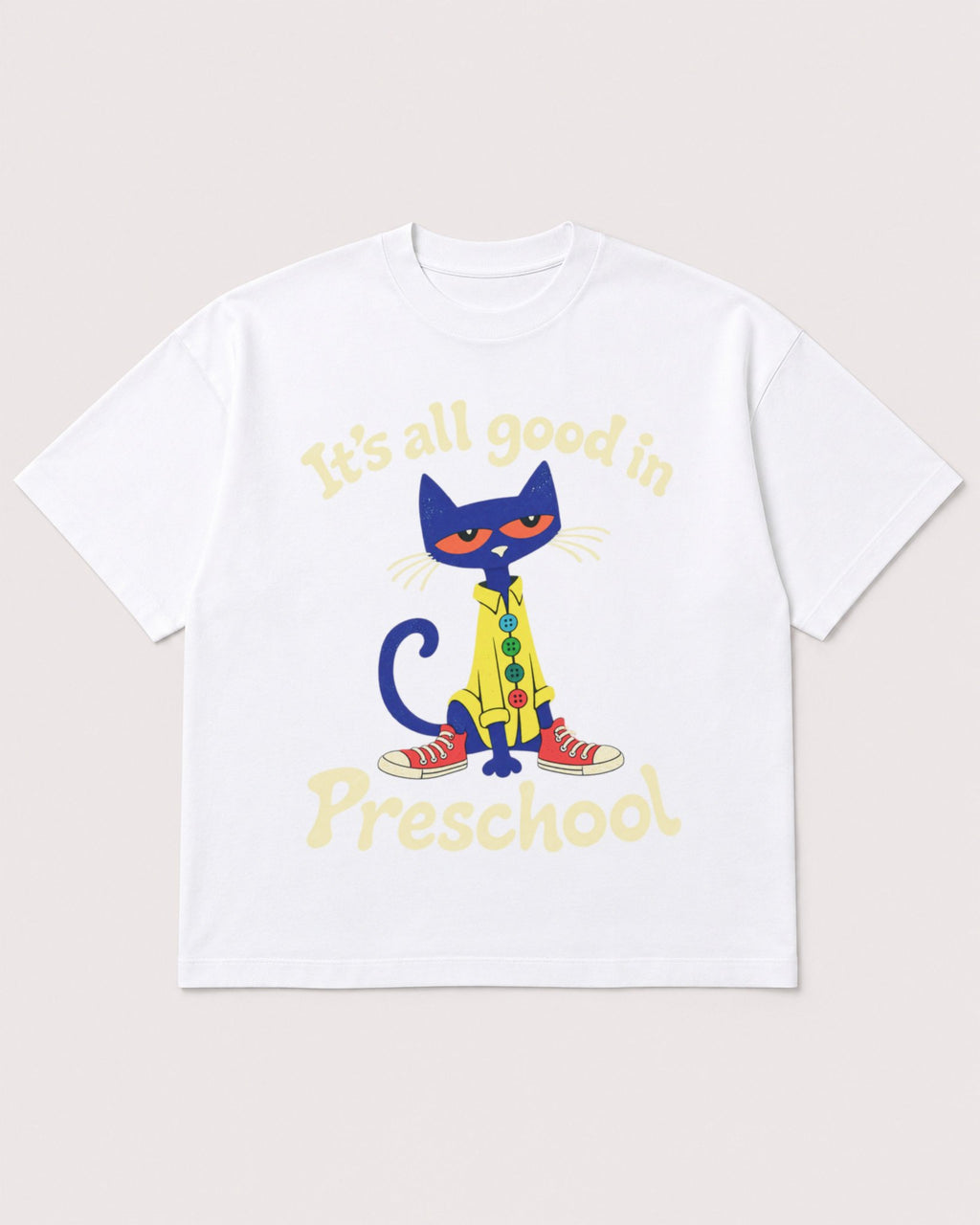 Mockup Boxy Heavyweight Tee White product