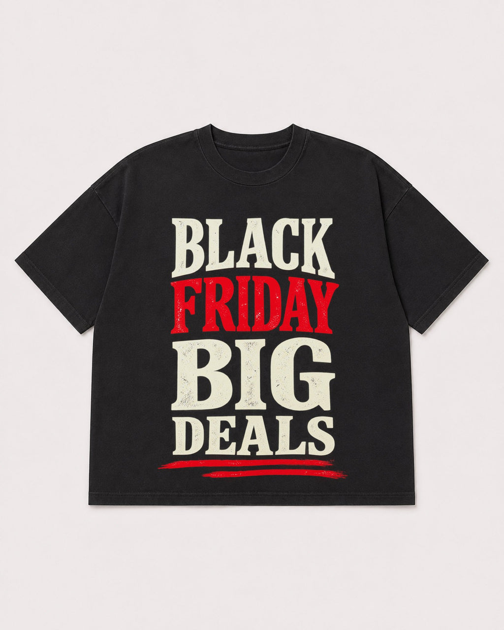 Mockup Boxy Heavyweight Tee Black product
