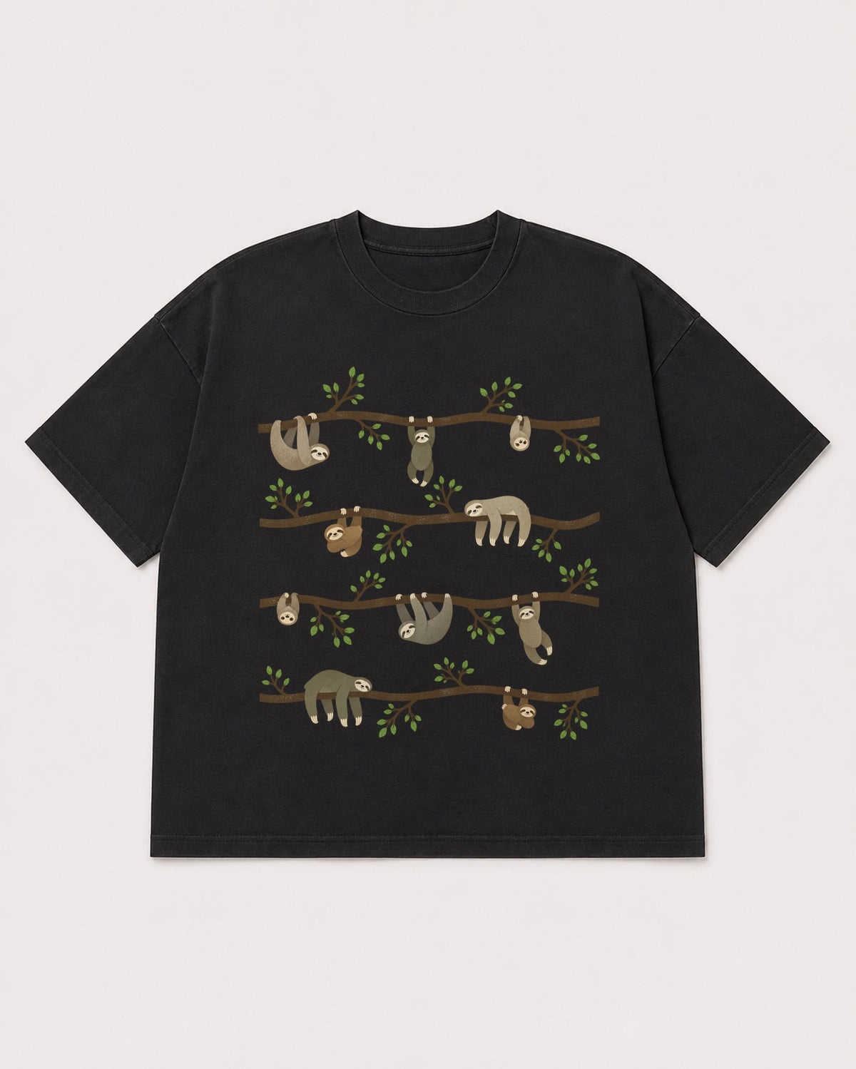 Mockup Boxy Heavyweight Tee Black product
