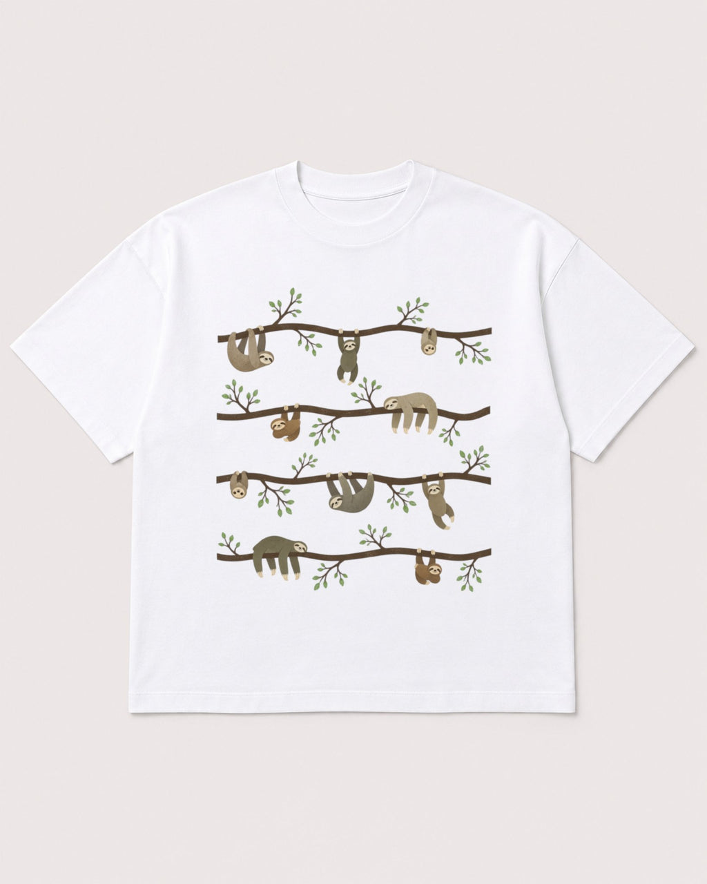 Mockup Boxy Heavyweight Tee White product