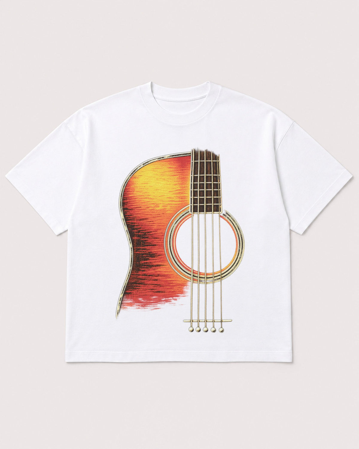 Mockup Boxy Heavyweight Tee White product