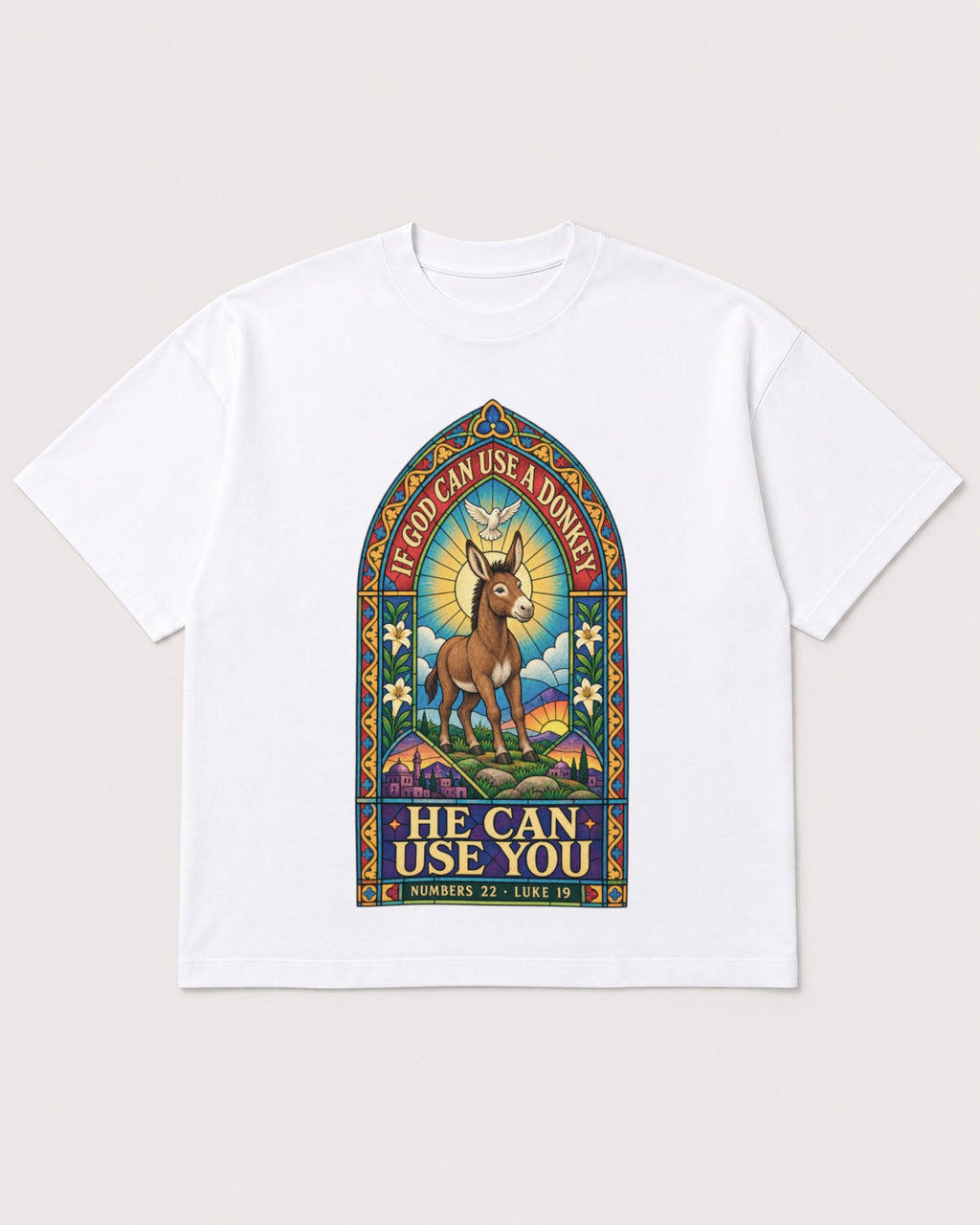 Mockup Boxy Heavyweight Tee White product