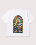 Mockup Boxy Heavyweight Tee White product