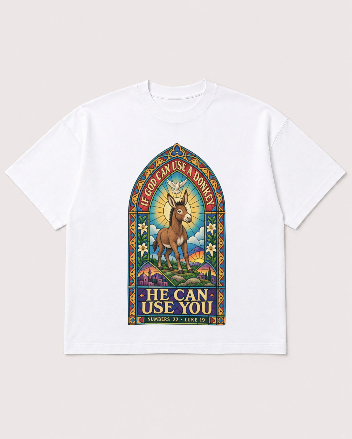 Mockup Boxy Heavyweight Tee White product