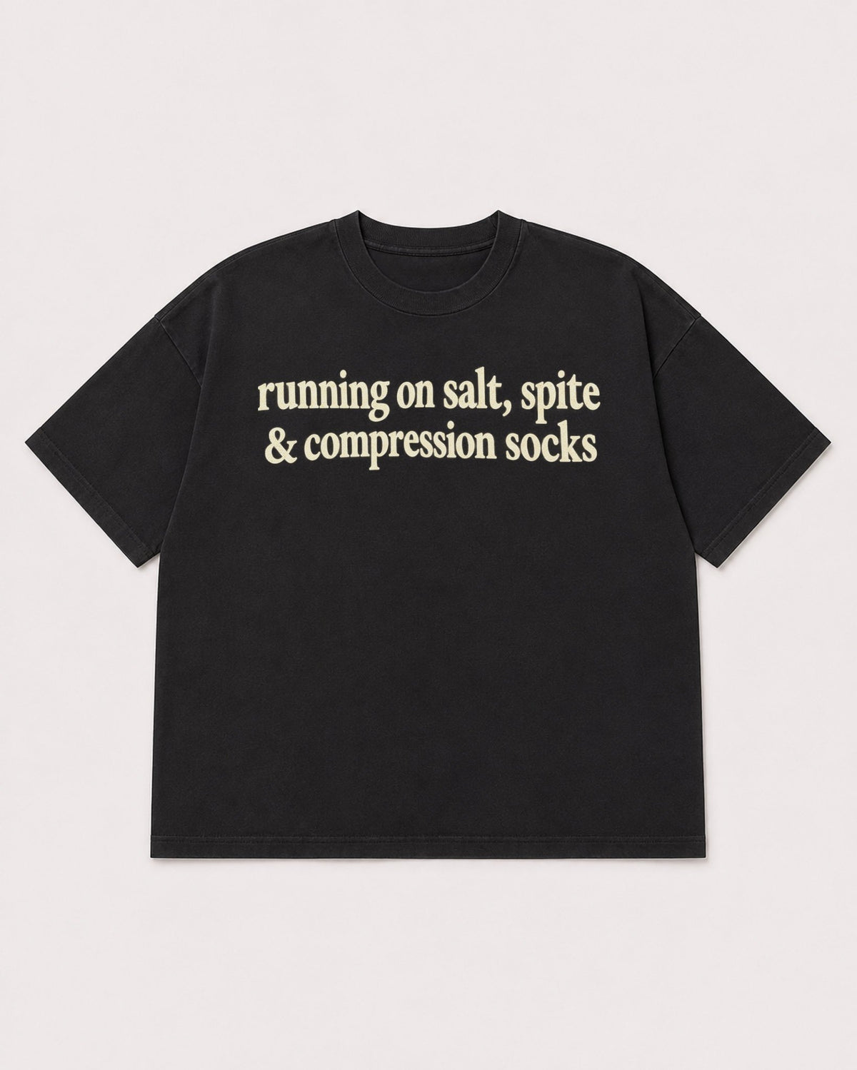 Mockup Boxy Heavyweight Tee Black product