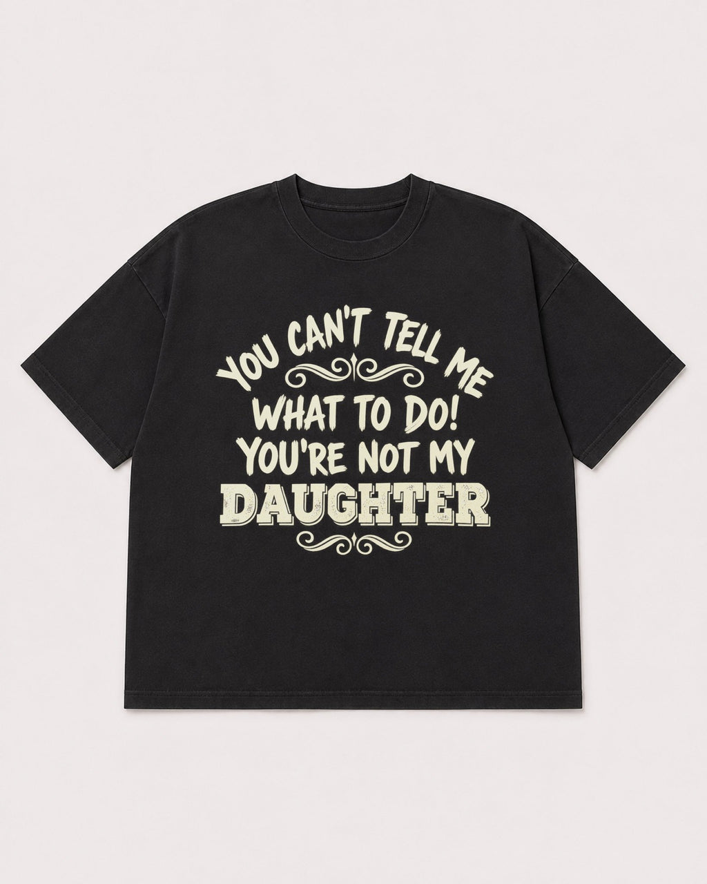Mockup Boxy Heavyweight Tee Black product