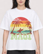 Mockup Boxy Heavyweight Tee White female close-up 13