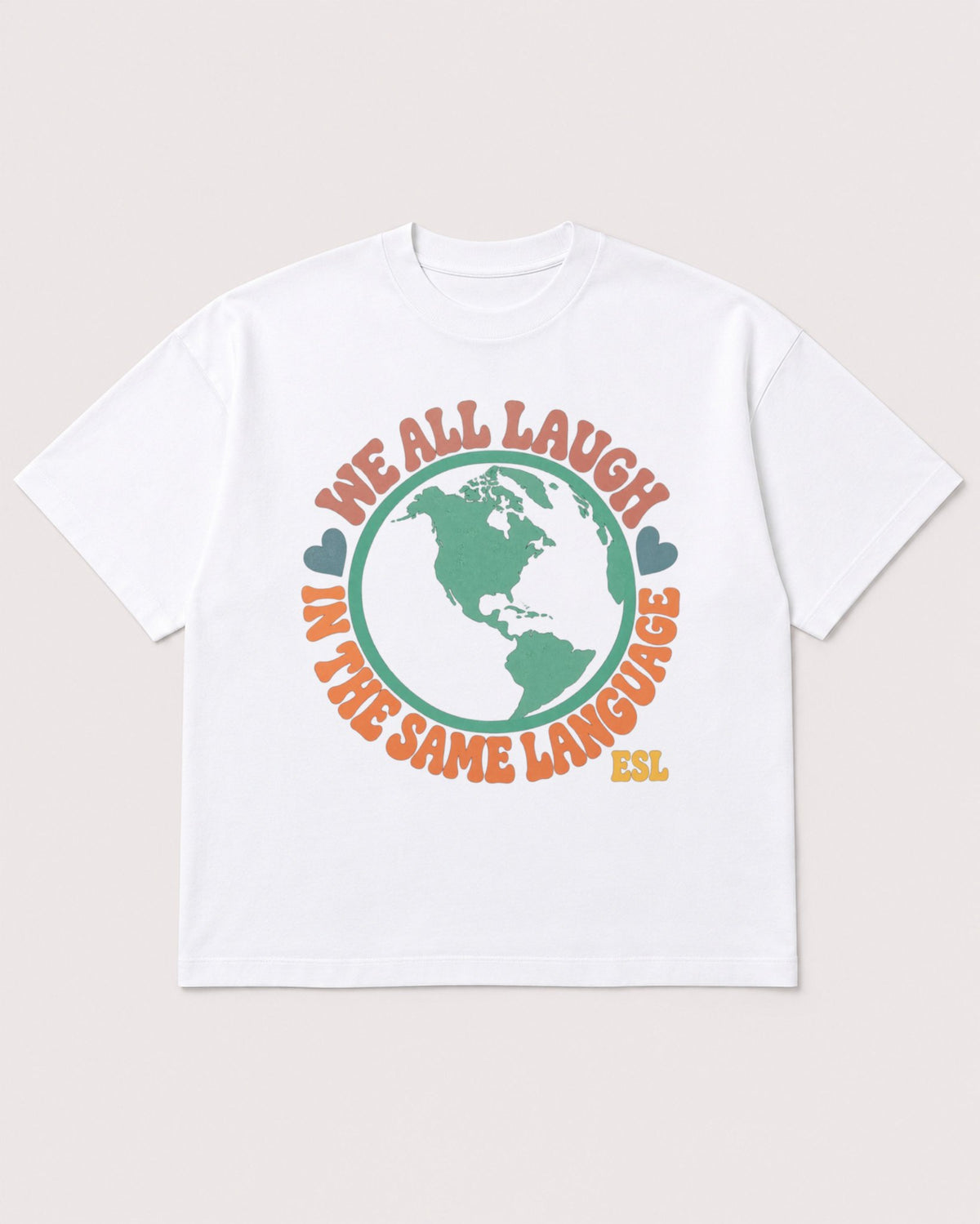 Mockup Boxy Heavyweight Tee White product