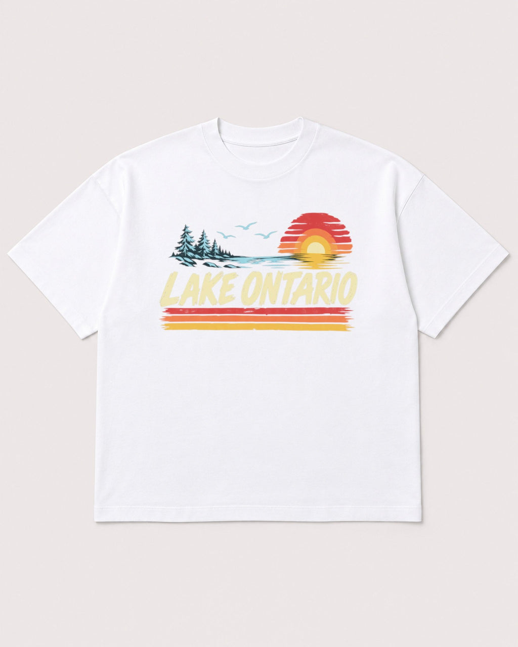 Mockup Boxy Heavyweight Tee White product