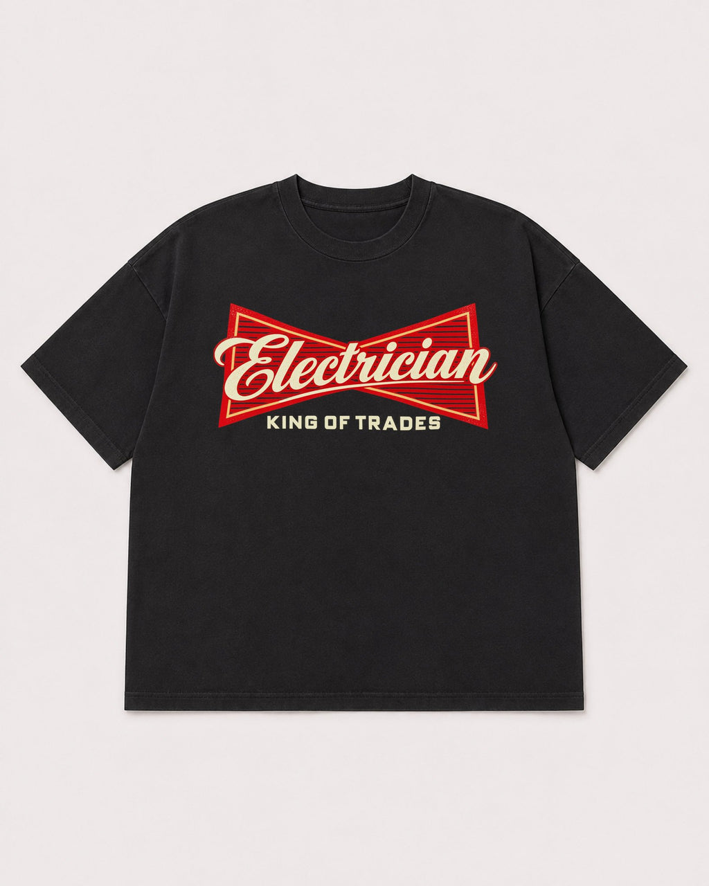 Mockup Boxy Heavyweight Tee Black product