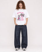 Mockup Boxy Heavyweight Tee White female full-body 09