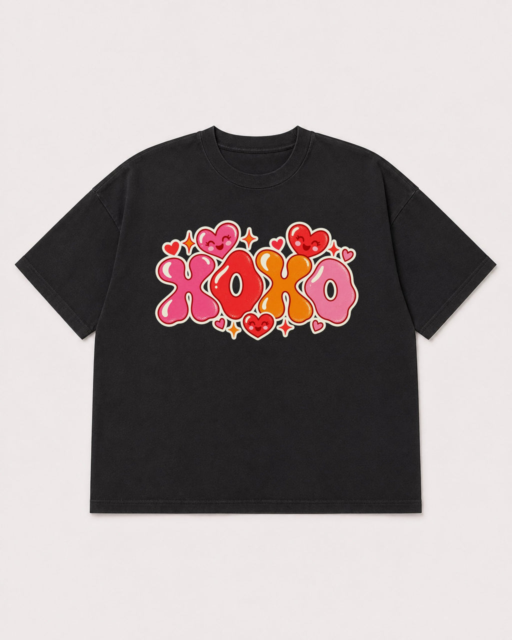 Mockup Boxy Heavyweight Tee Black product