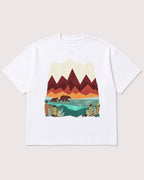 Mockup Boxy Heavyweight Tee White product