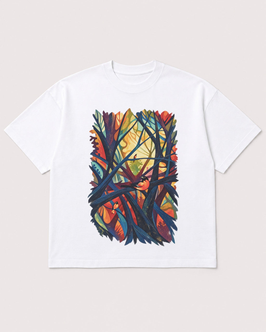 Mockup Boxy Heavyweight Tee White product