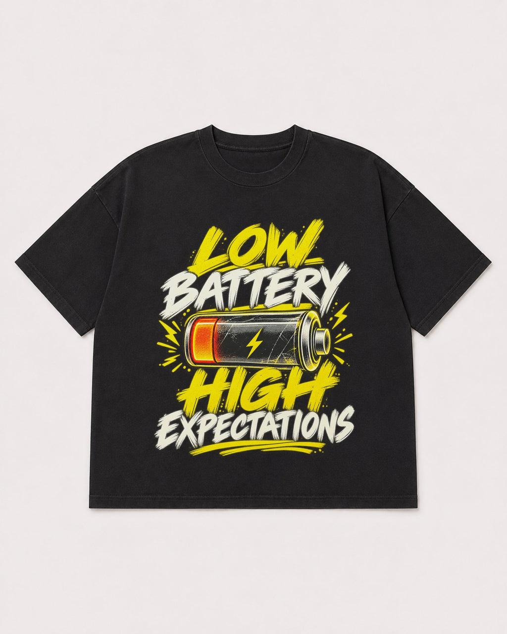 Mockup Boxy Heavyweight Tee Black product