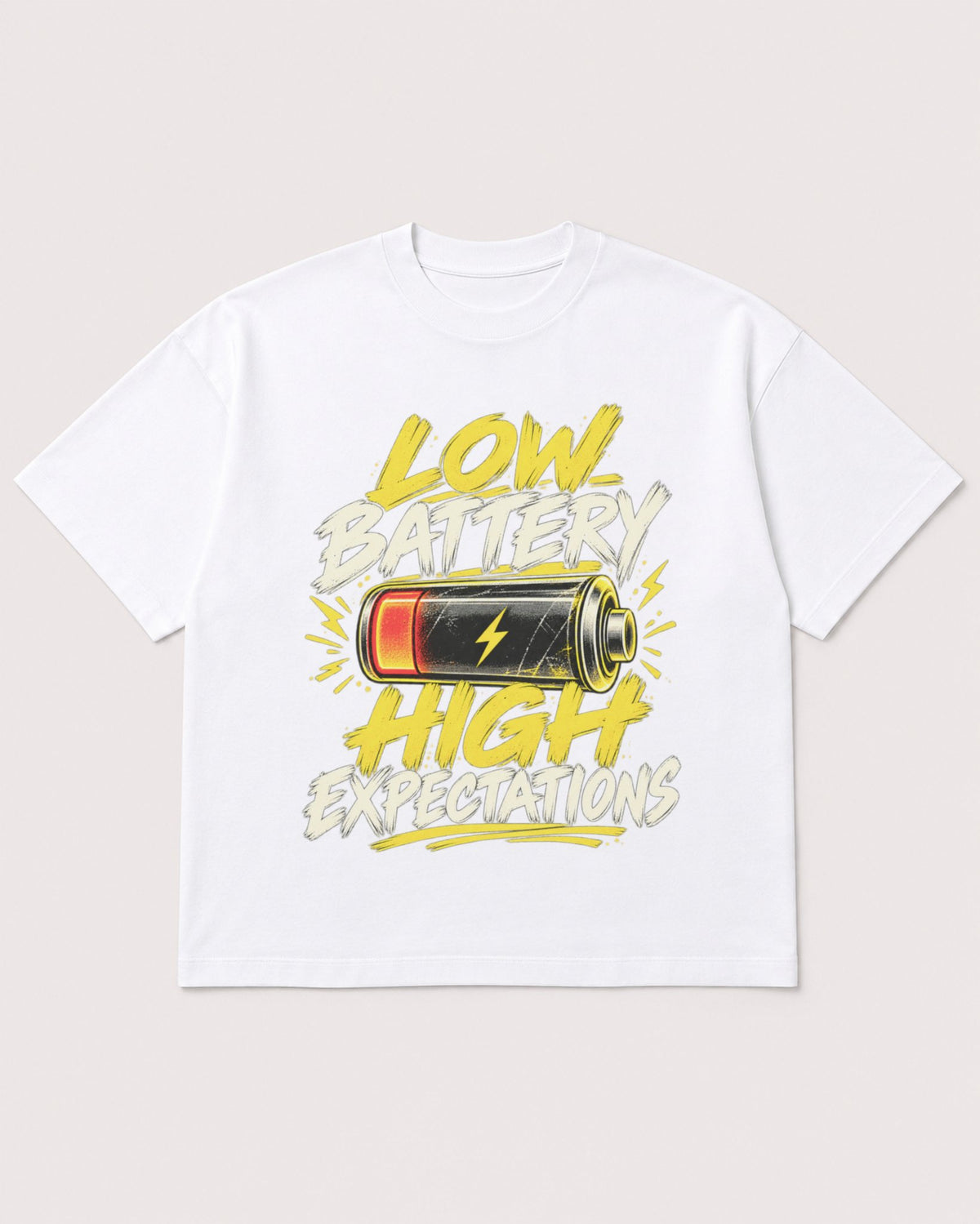 Mockup Boxy Heavyweight Tee White product