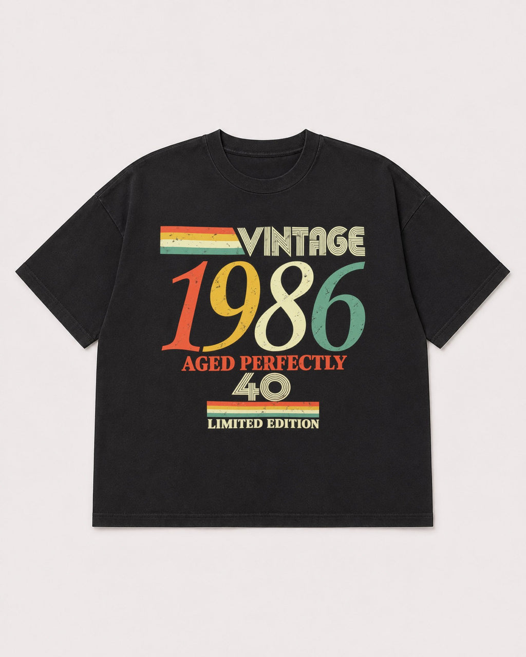 Mockup Boxy Heavyweight Tee Black product